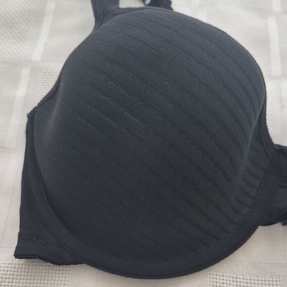 Kathy Ireland Black Striped Bra - Picture 9 of 16